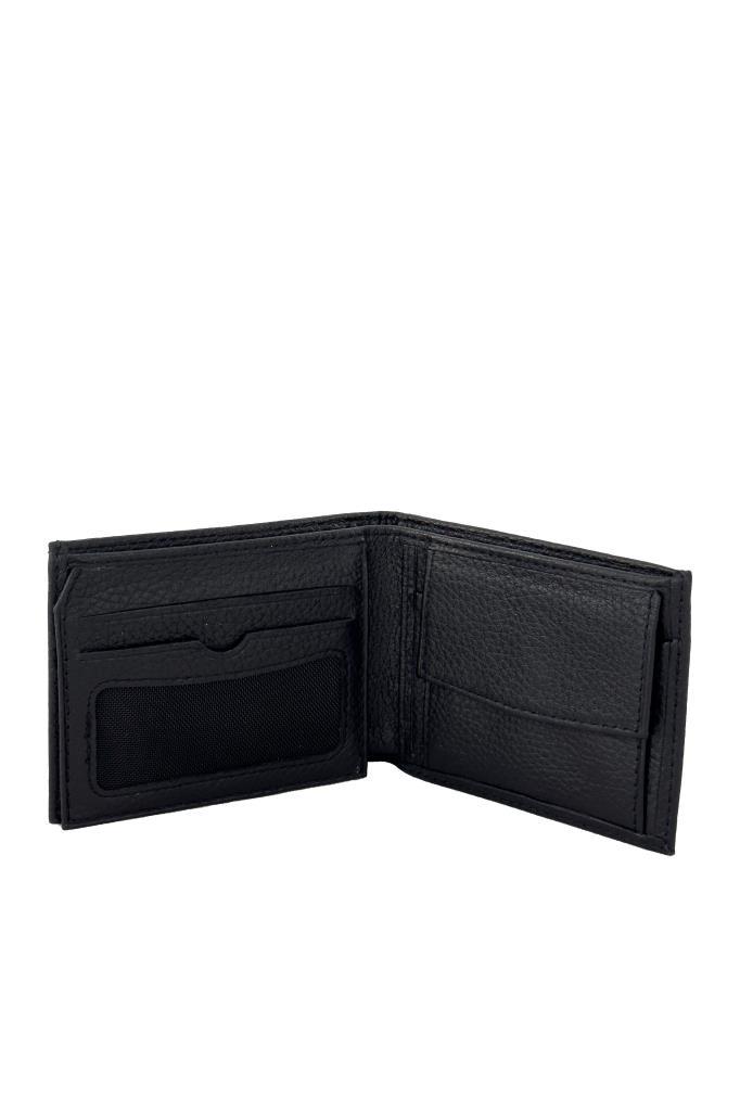 Grande Hakiki Deri Erkek Cüzdan Siyah 1498