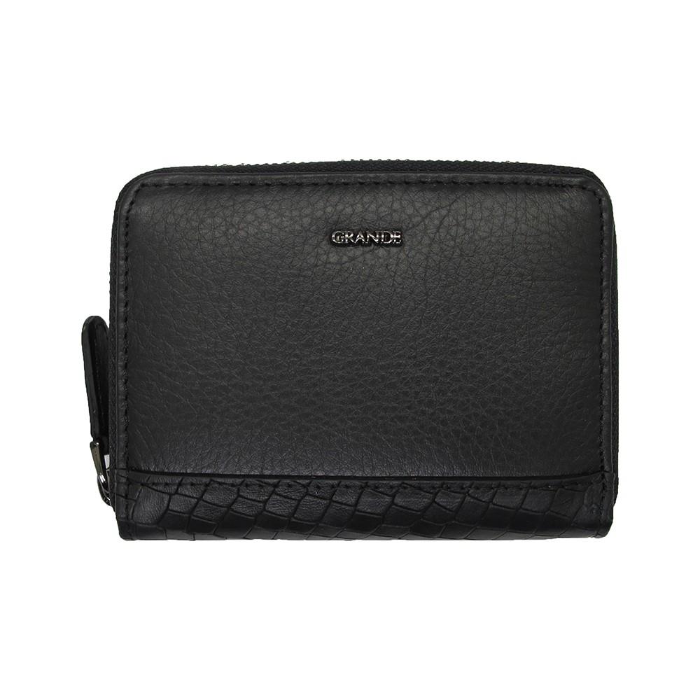 Grande Hakiki Deri Erkek Cüzdan Siyah 740