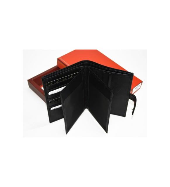 Grande Hakiki Deri Erkek Cüzdan Siyah 2462