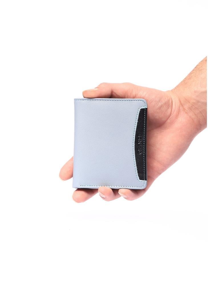 Grande Hakiki Deri Erkek Cüzdanı Buz Mavi 702