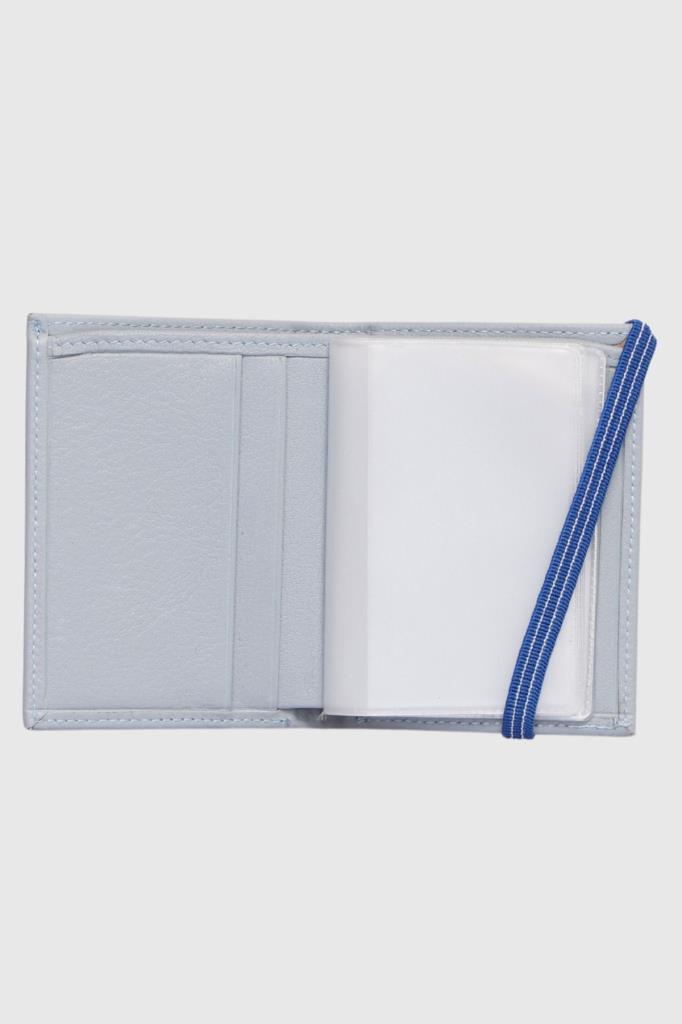 Grande Hakiki Deri Erkek Cüzdanı Buz Mavi 325