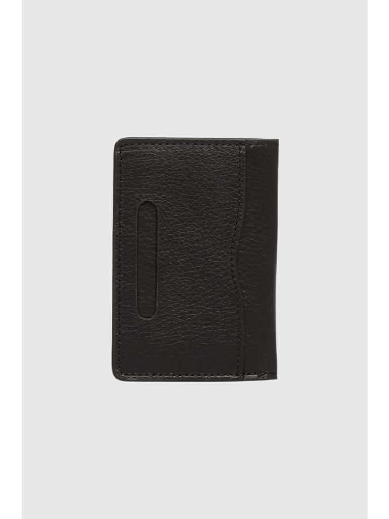 Grande Hakiki Deri Erkek Kartlık Cüzdan Siyah 855