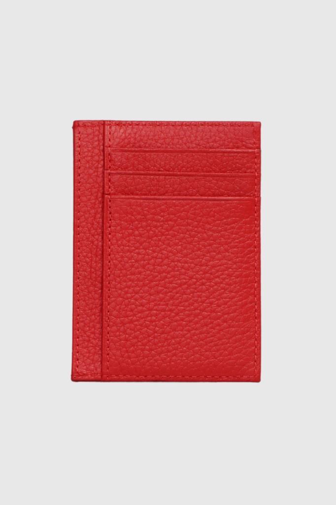 Grande Hakiki Deri Erkek Kartlık Kırmızı 750