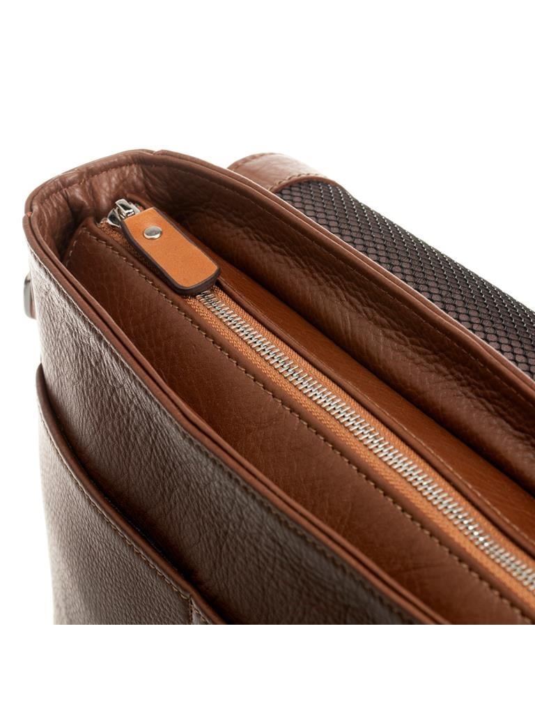 Grande Hakiki Deri Erkek Postacı Çantası Taba 4253