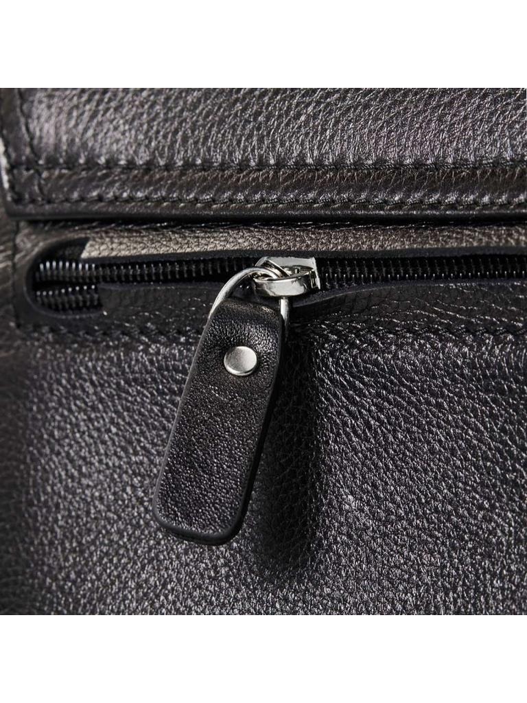 Grande Hakiki Deri Erkek Postacı Çantası Siyah 4261