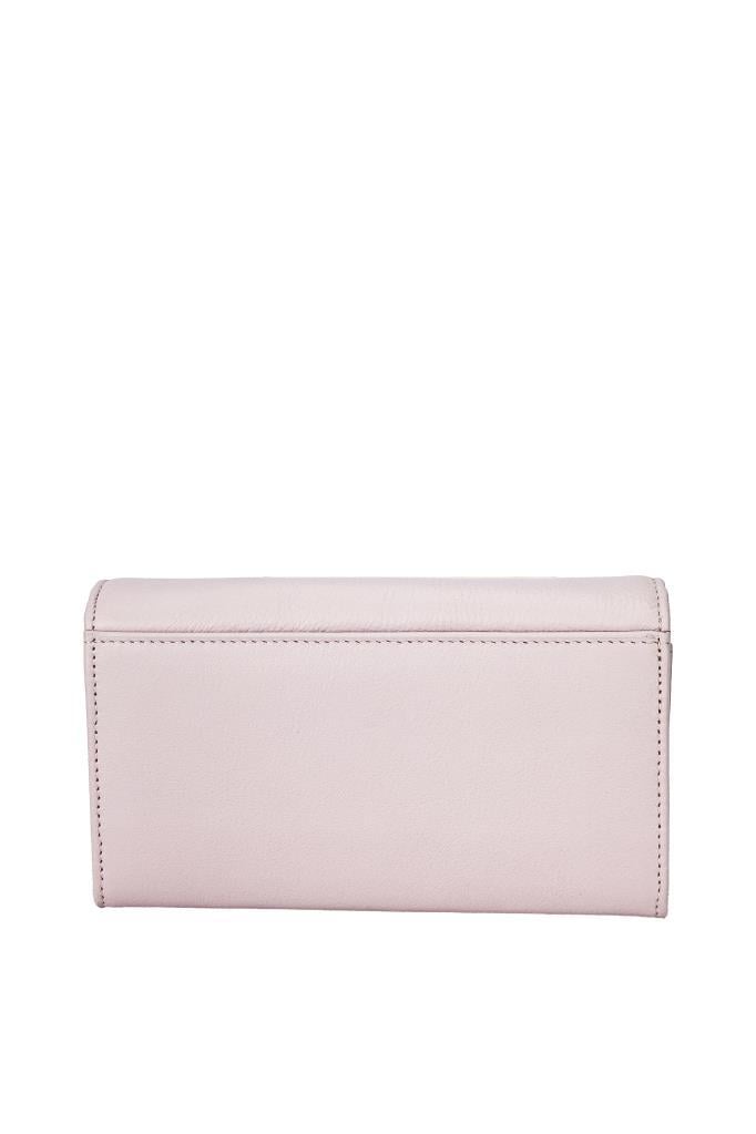 Grande Hakiki Deri Kadın Cüzdan Pudra 2604