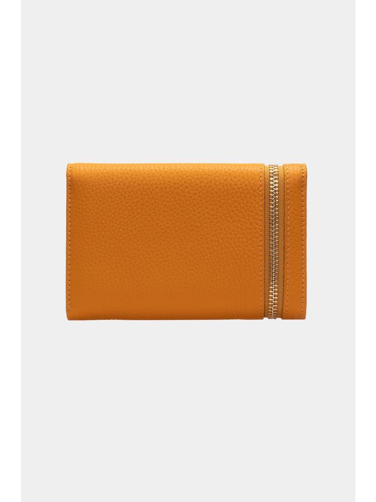 Grande Hakiki Deri Kadın Cüzdan Sarı 2639