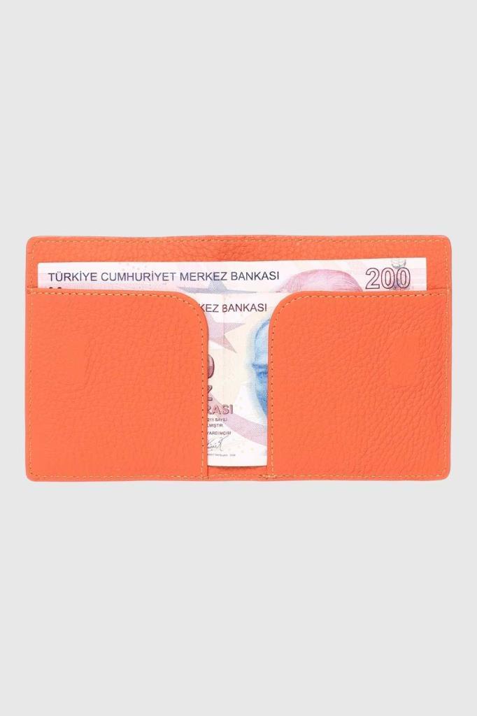 Grande Hakiki Deri Kartlık Cüzdan Pudra 762