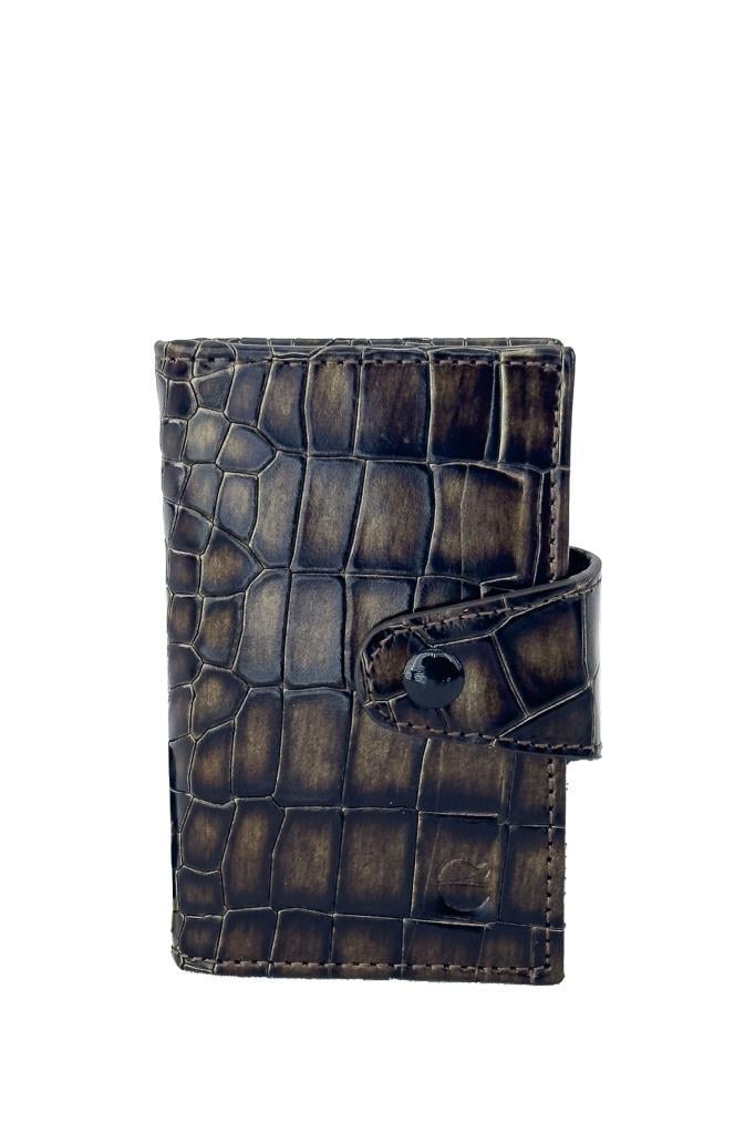 Grande Hakiki Deri Kartlık Kahve 827