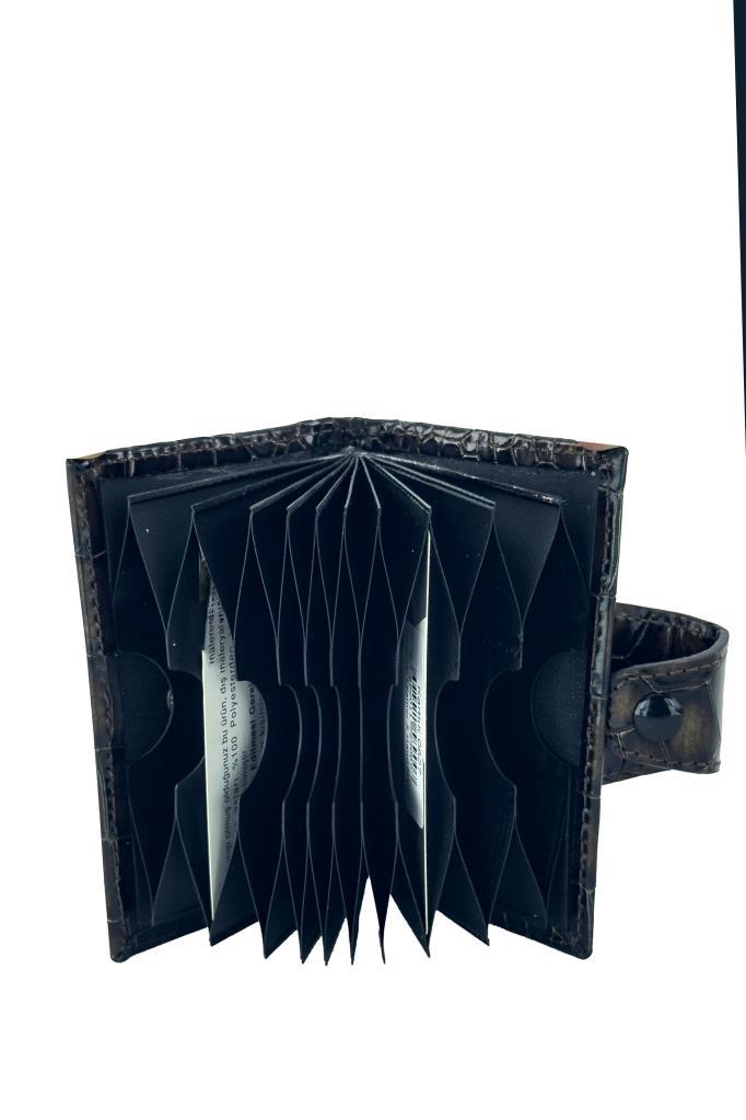 Grande Hakiki Deri Kartlık Kahve 827