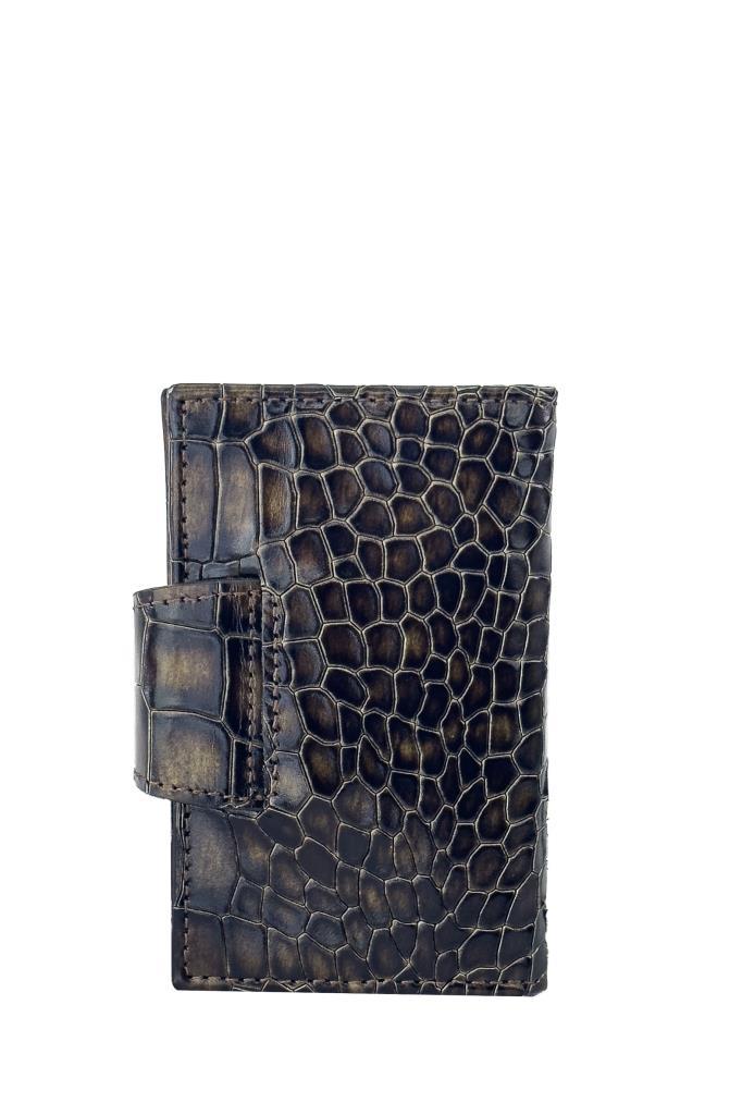 Grande Hakiki Deri Kartlık Kahve 827