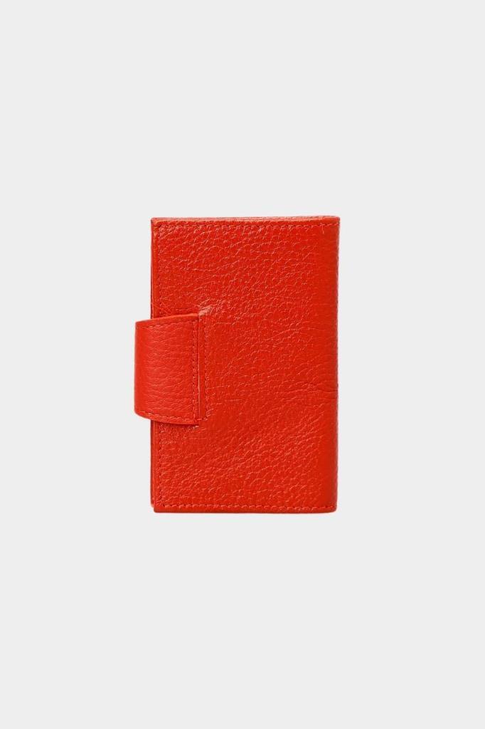 Grande Hakiki Deri Kartlık Kırmızı 827