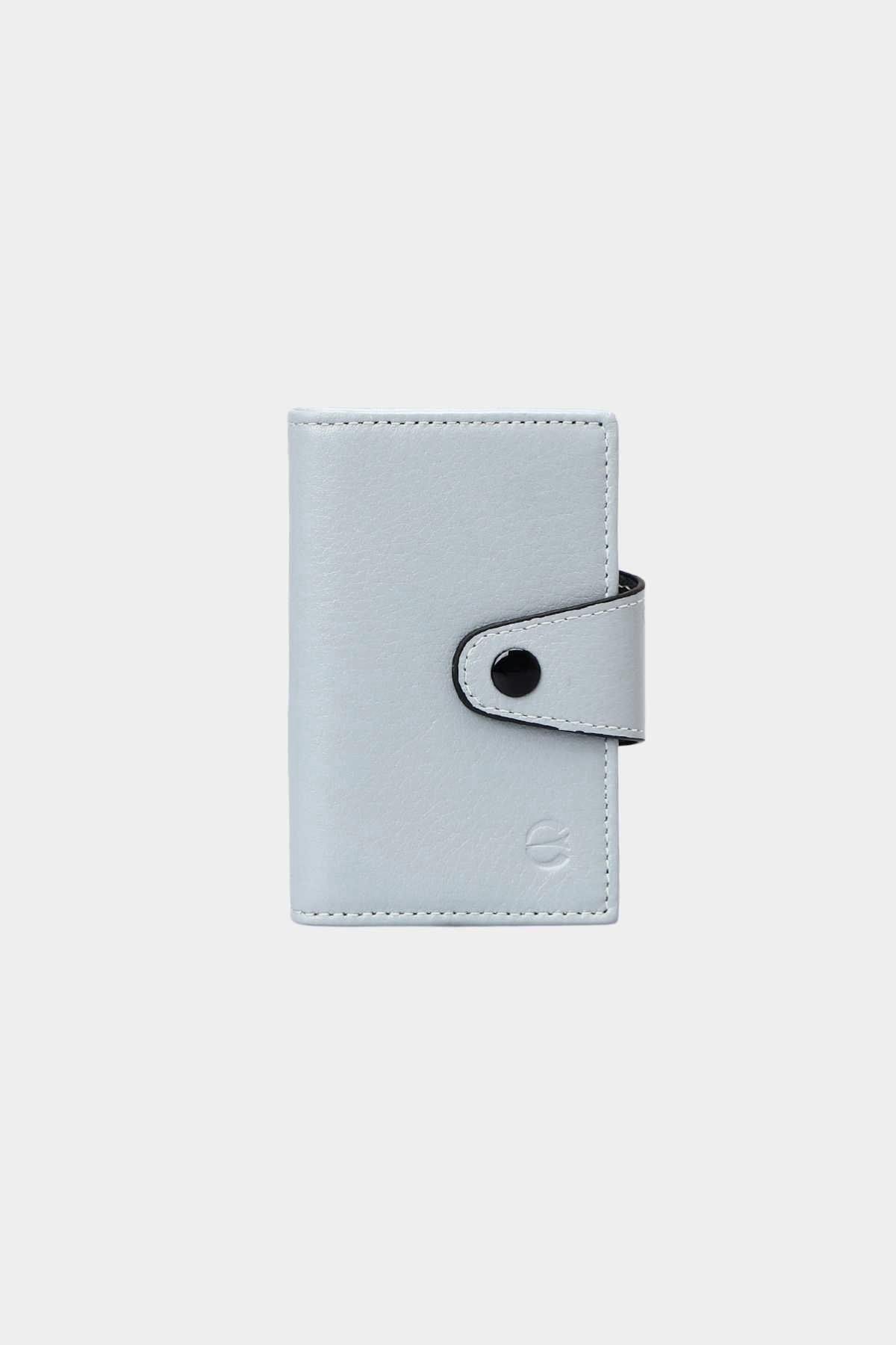 Grande Hakiki Deri Kartlık Mavi 827