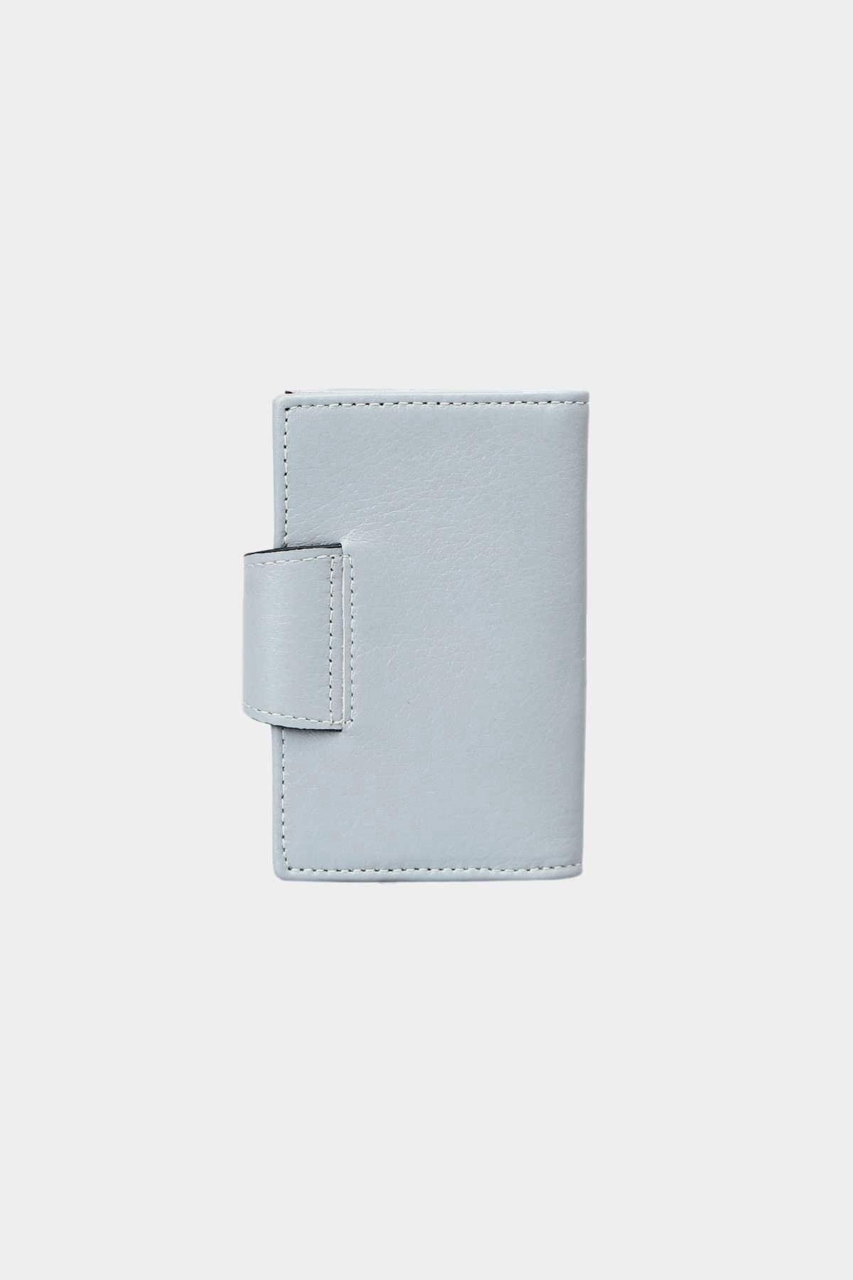 Grande Hakiki Deri Kartlık Mavi 827