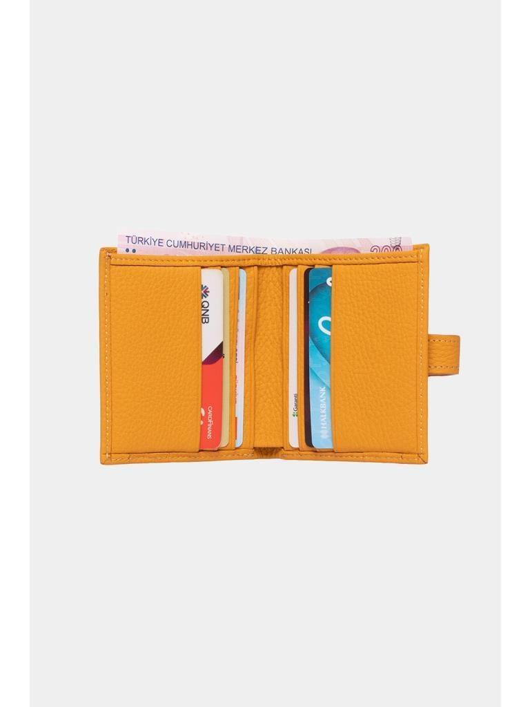 Grande Hakiki Deri Kartlık Sarı 800