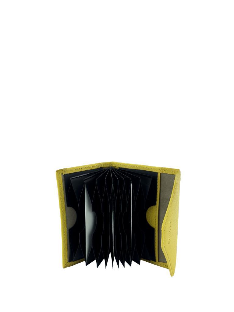 Grande Hakiki Deri Kartlık Sarı 846