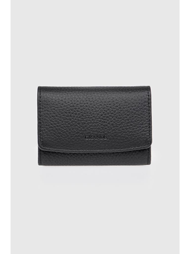 Grande Hakiki Deri Kartlık Siyah 841
