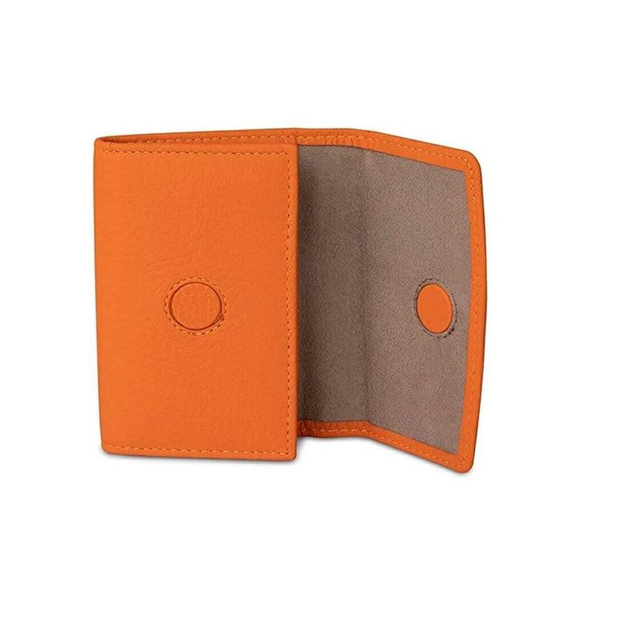 Grande Hakiki Deri Kartlık Turuncu 841