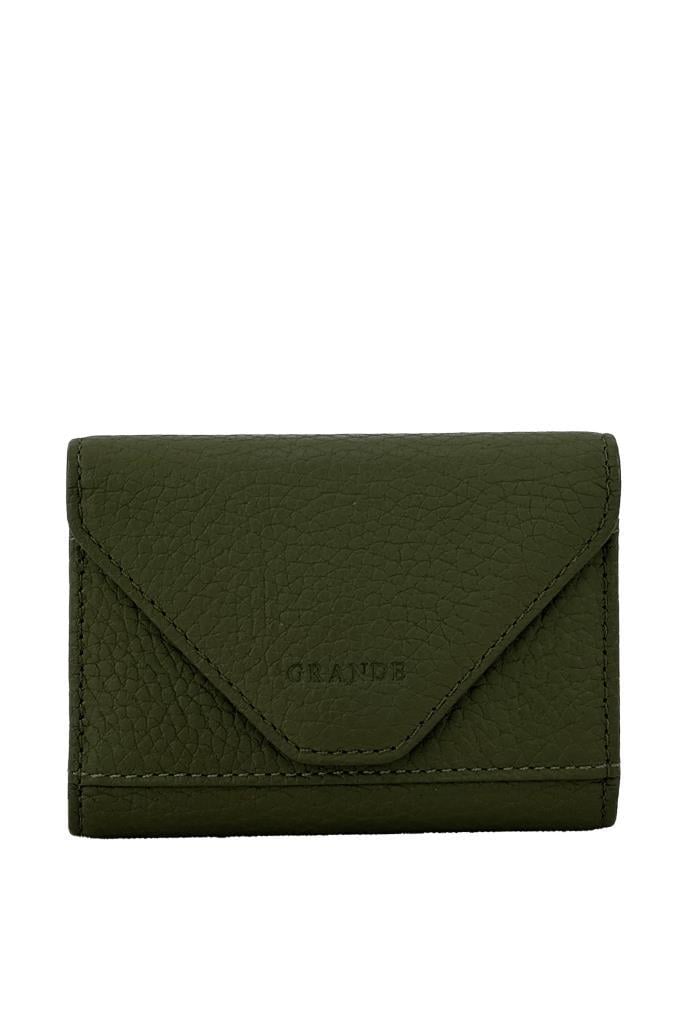 Grande Hakiki Deri Kartlık Yeşil  846