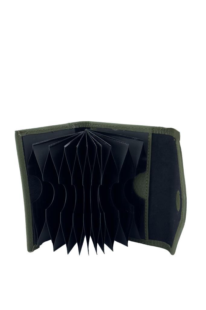 Grande Hakiki Deri Kartlık Yeşil  846