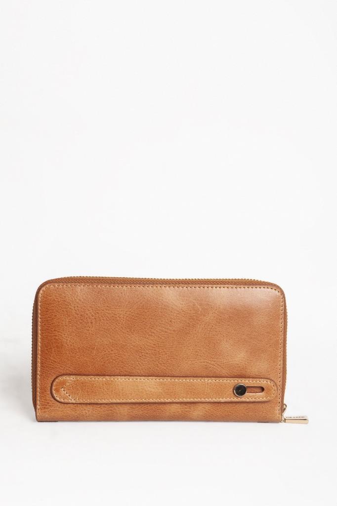 Grande Unisex Hakiki Deri El Portföy Çanta Crazy Taba 2799