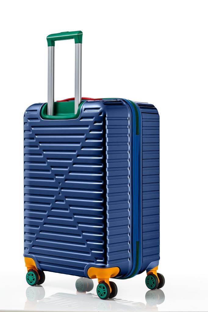 Kabin Boy %100 Polikarbon Valiz 4x2 Teker Lacivert 1088