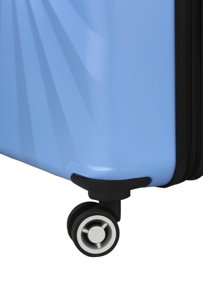 Kabin Boy %100 Polikarbon Valiz 4x2 Teker Mavi 1809