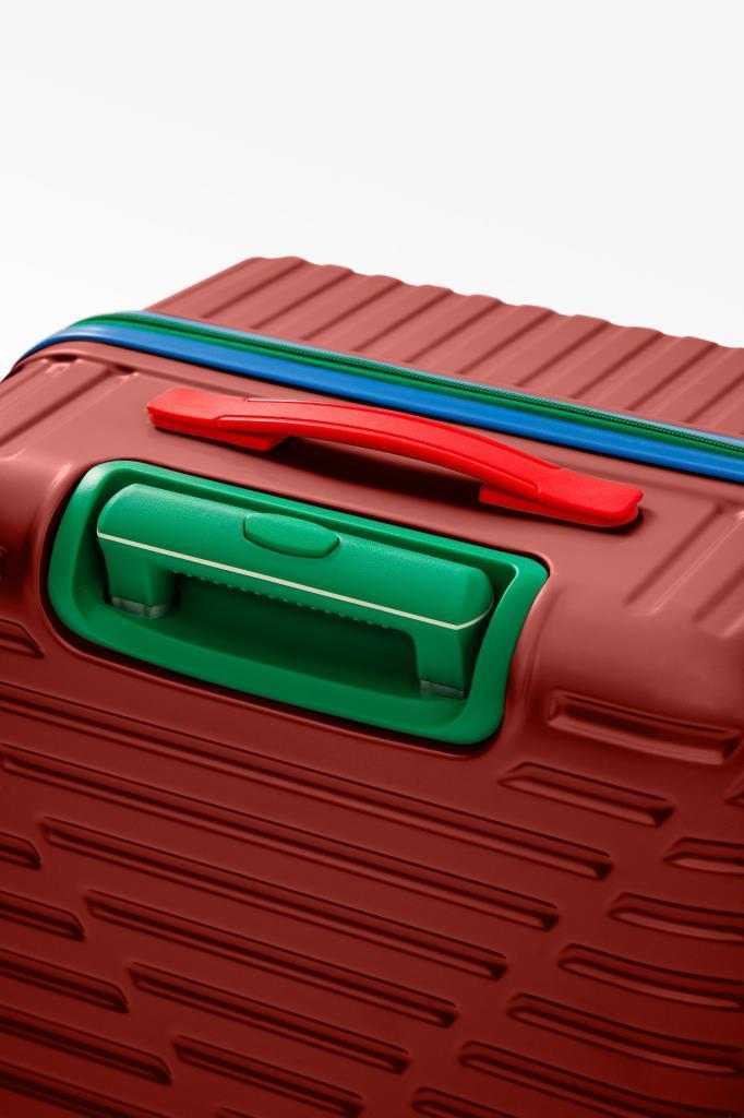 Kabin Boy %100 Polikarbon Valiz 4x2 Teker Bordo 1088