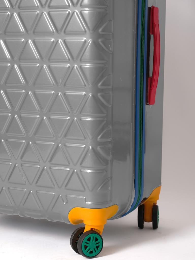 Kabin Boy %100 Polikarbon Valiz 4x2 Teker Gri 1089