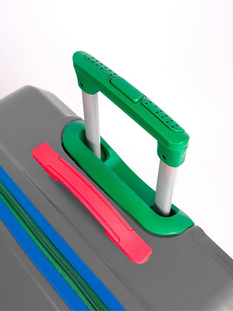 Kabin Boy %100 Polikarbon Valiz 4x2 Teker Gri 1089