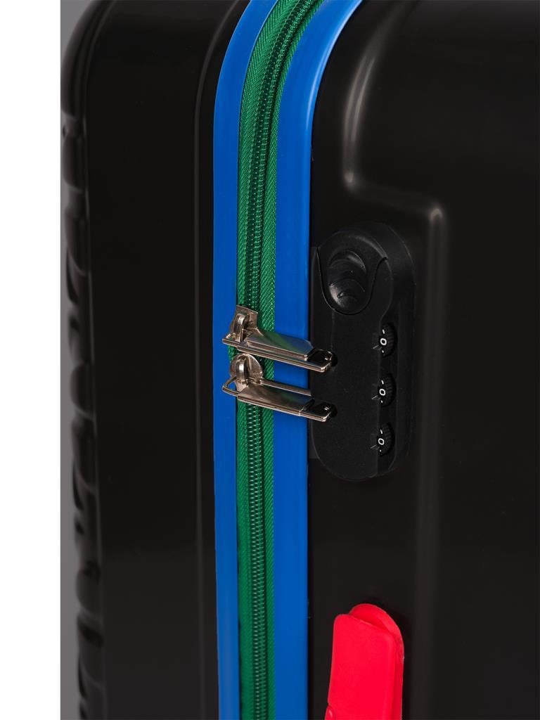 Kabin Boy %100 Polikarbon Valiz 4x2 Teker Siyah 1089