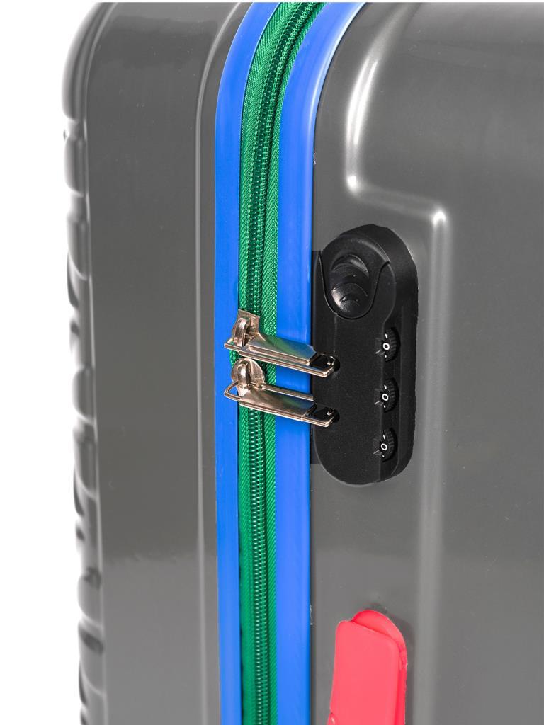 Kabin Boy %100 Polikarbon Valiz 4x2 Teker Gri 1089