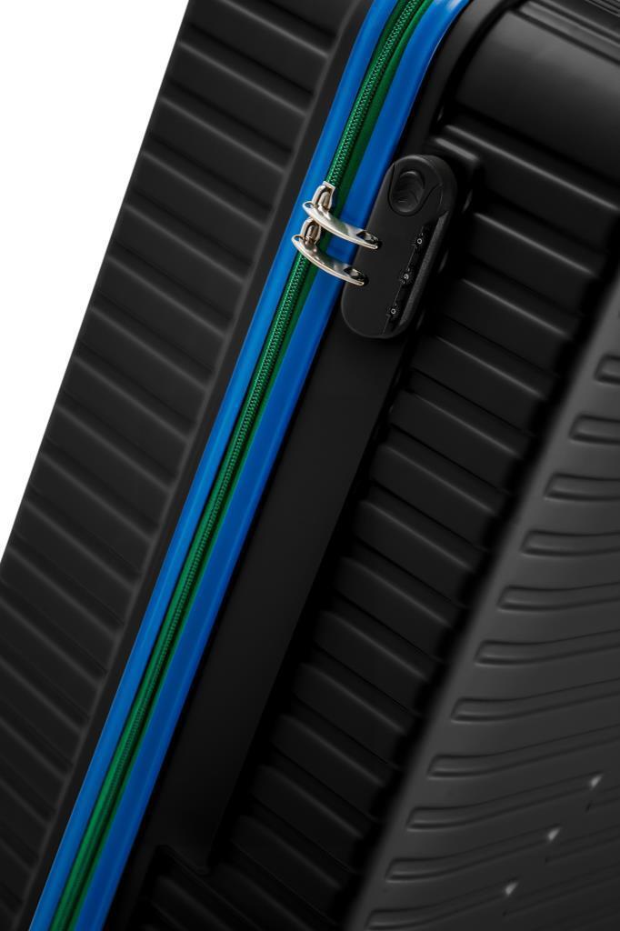 Kabin Boy %100 Polikarbon Valiz 4x2 Teker Siyah 1088