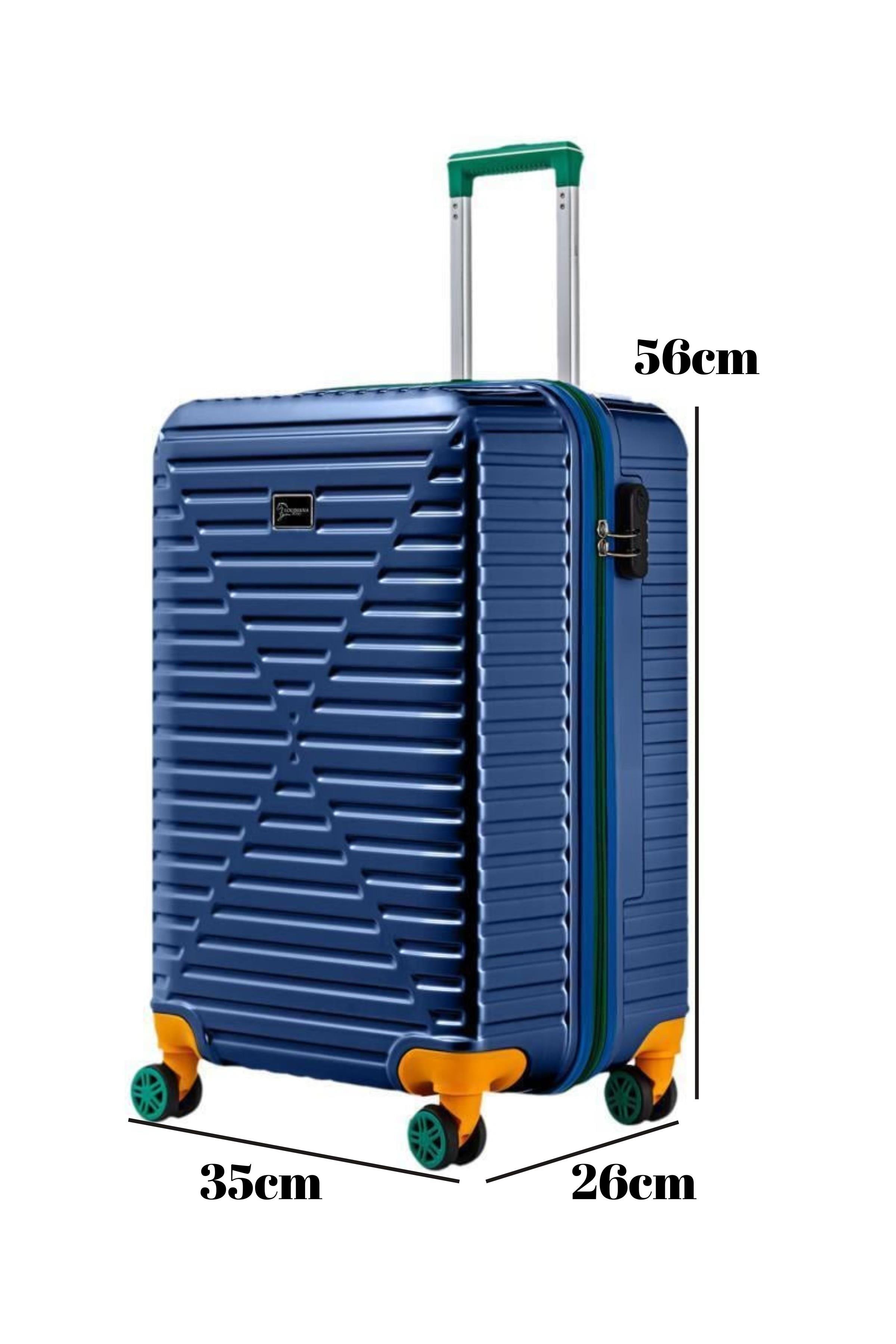 Kabin Boy %100 Polikarbon Valiz 4x2 Teker Lacivert 1088