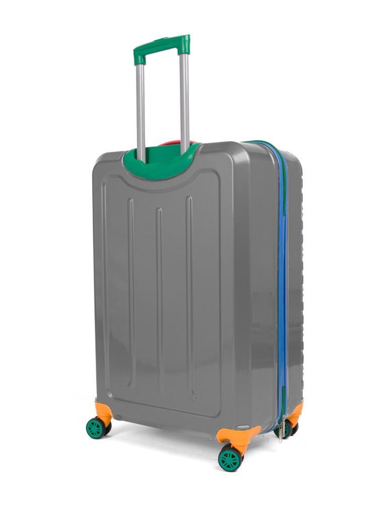 Kabin Boy %100 Polikarbon Valiz 4x2 Teker Gri 1089