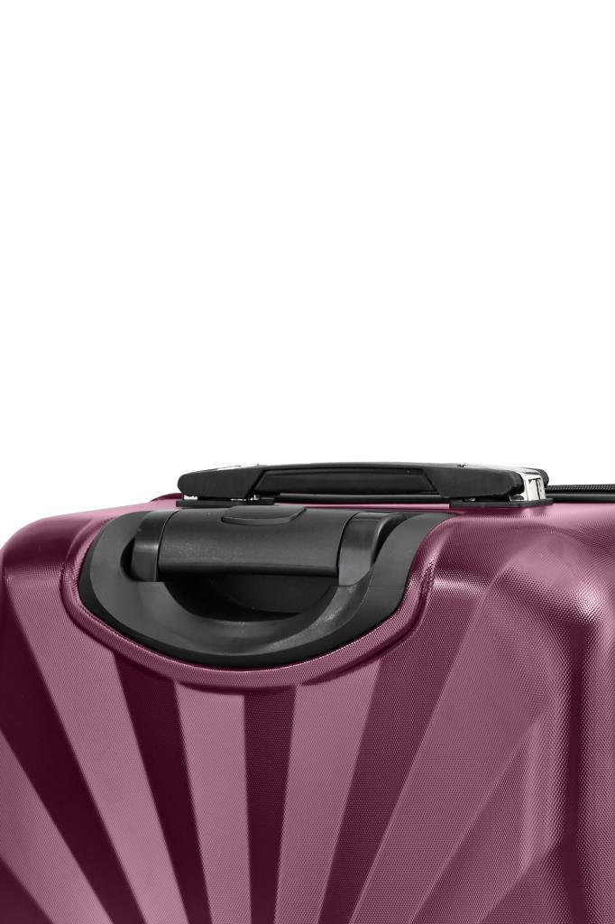 Kabin Boy %100 Polikarbon Valiz 4x2 Teker Bordo 1809