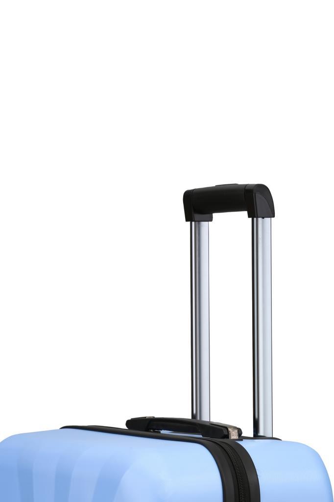 Kabin Boy %100 Polikarbon Valiz 4x2 Teker Mavi 1809