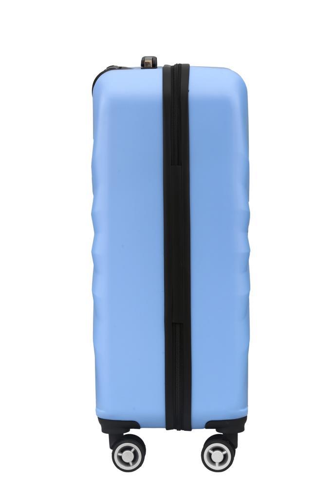 Kabin Boy %100 Polikarbon Valiz 4x2 Teker Mavi 1809