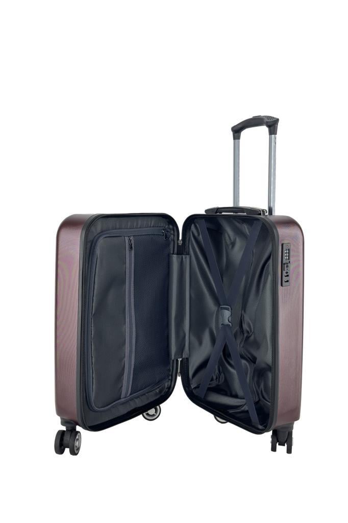 Kabin Boy %100 Polikarbon Valiz Bordo 1815