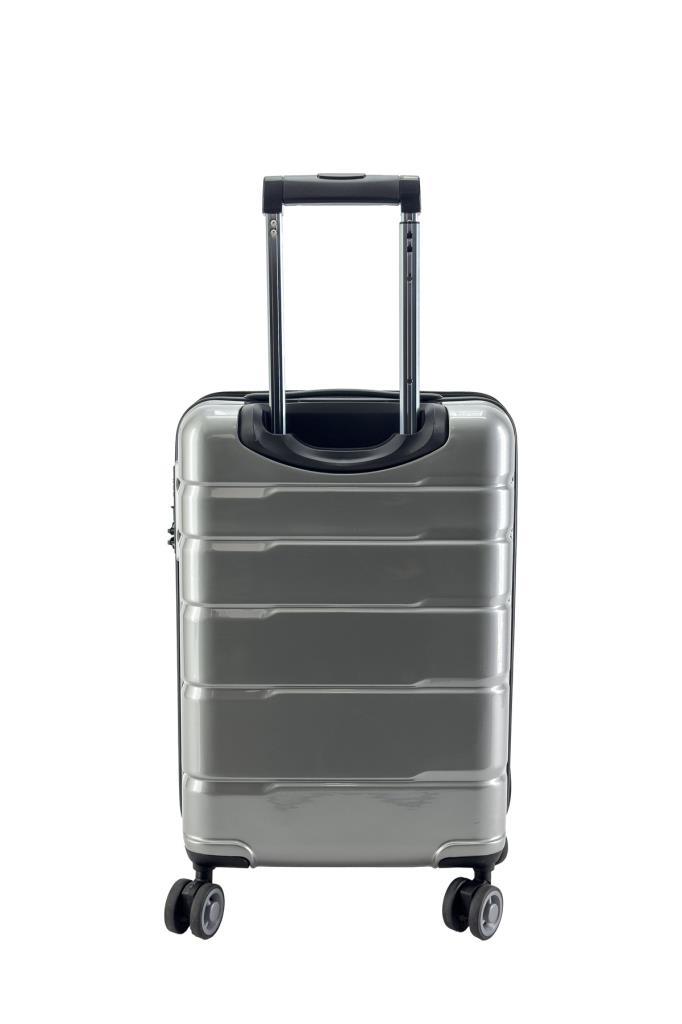 Kabin Boy %100 Polikarbon Valiz Parlak Gri 1807