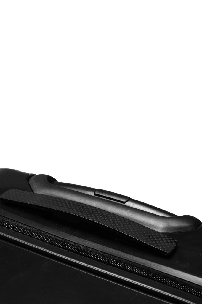 Kabin Boy %100 Polikarbon Valiz Parlak Siyah 1815