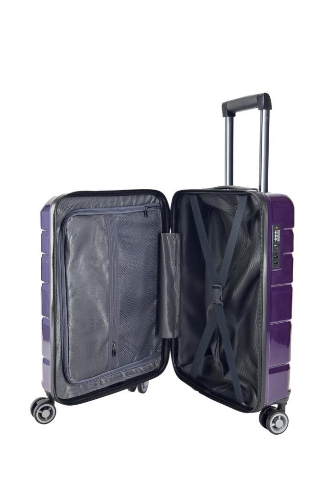 Kabin Boy %100 Polikarbon Valiz Parlak Lacivert 1807