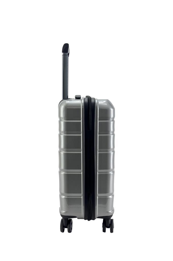 Kabin Boy %100 Polikarbon Valiz Parlak Gri 1807