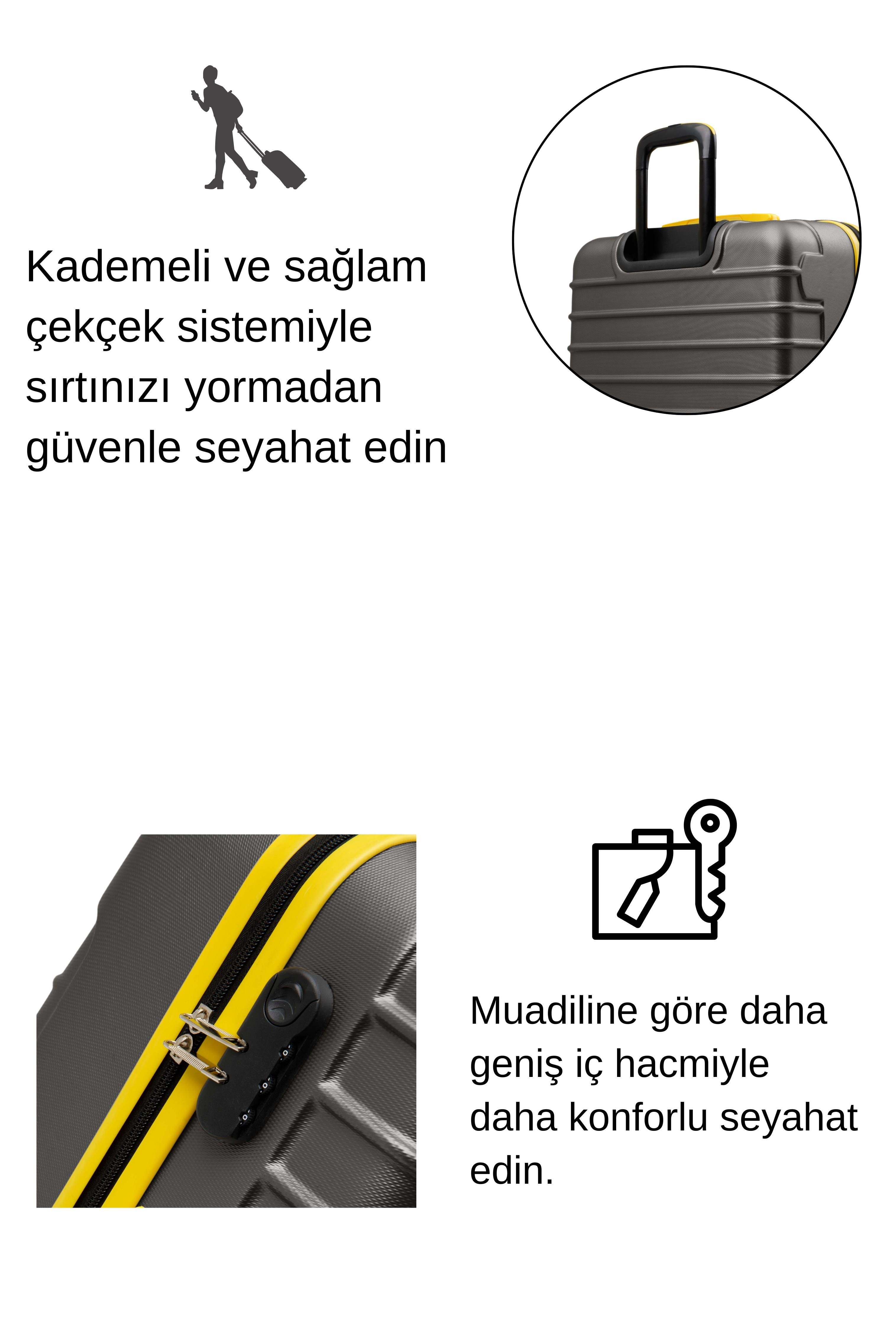 Kabin Boy Valiz 4x2 Teker Antrasit 1168