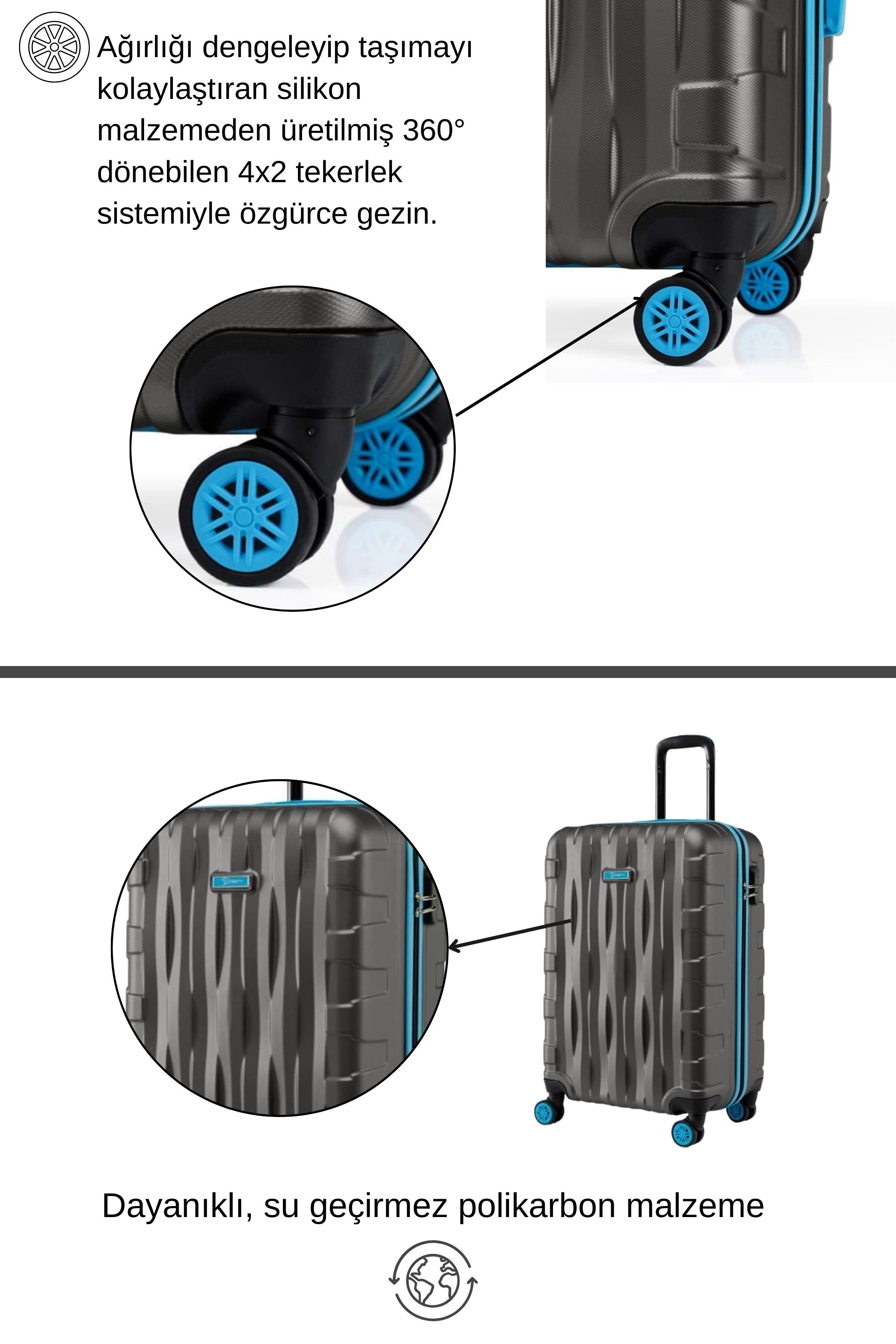 Kabin Boy Valiz 4x2 Teker Antrasit 1167