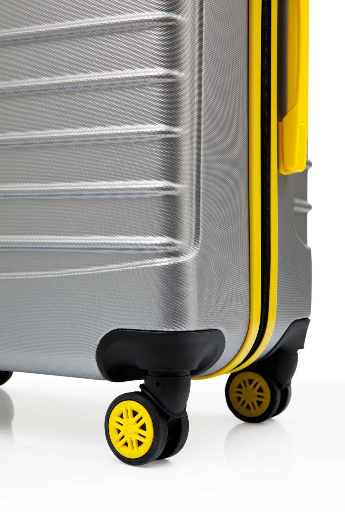 Kabin Boy Valiz 4x2 Teker Gri 1168