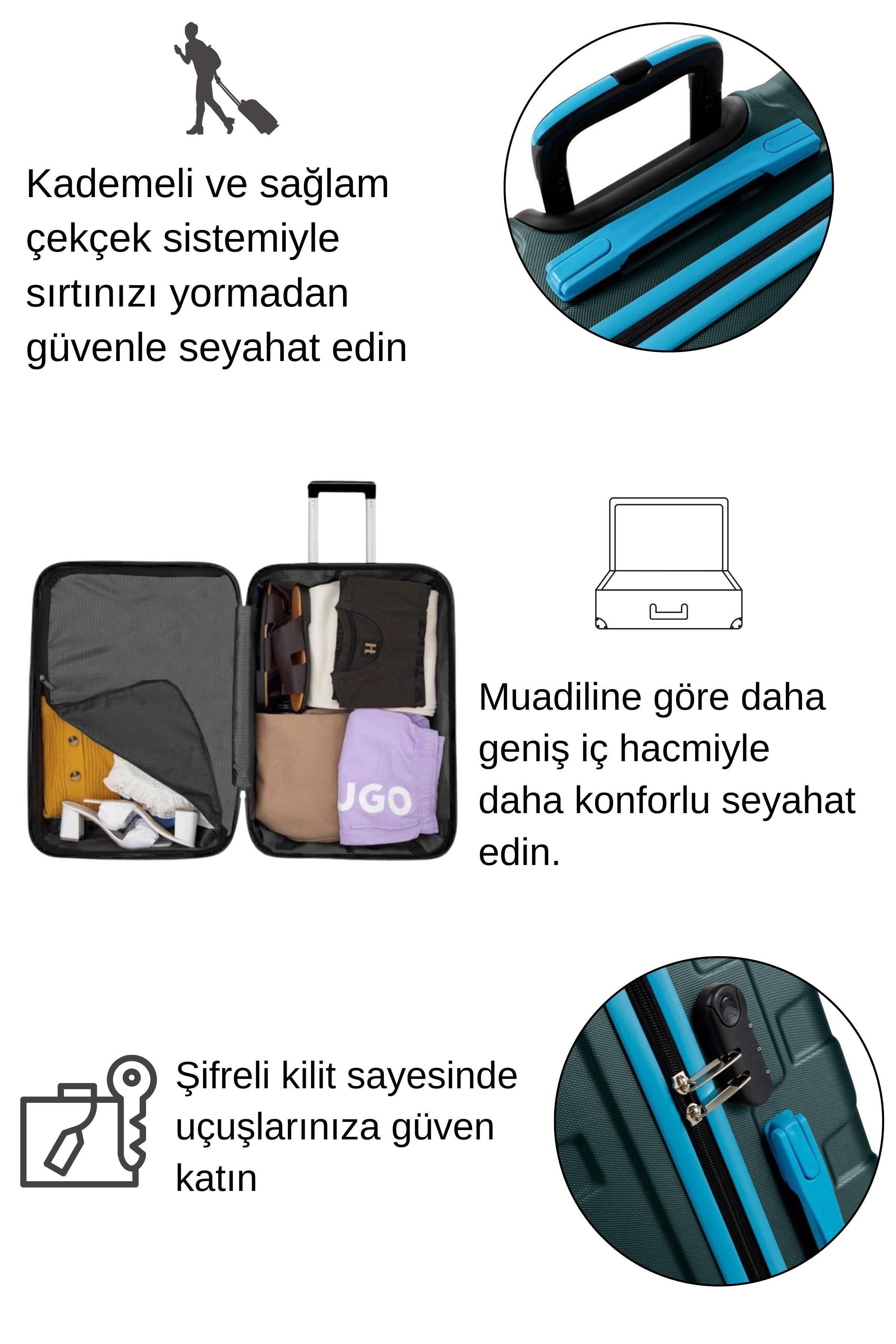 Kabin Boy Valiz 4x2 Teker Haki 1167