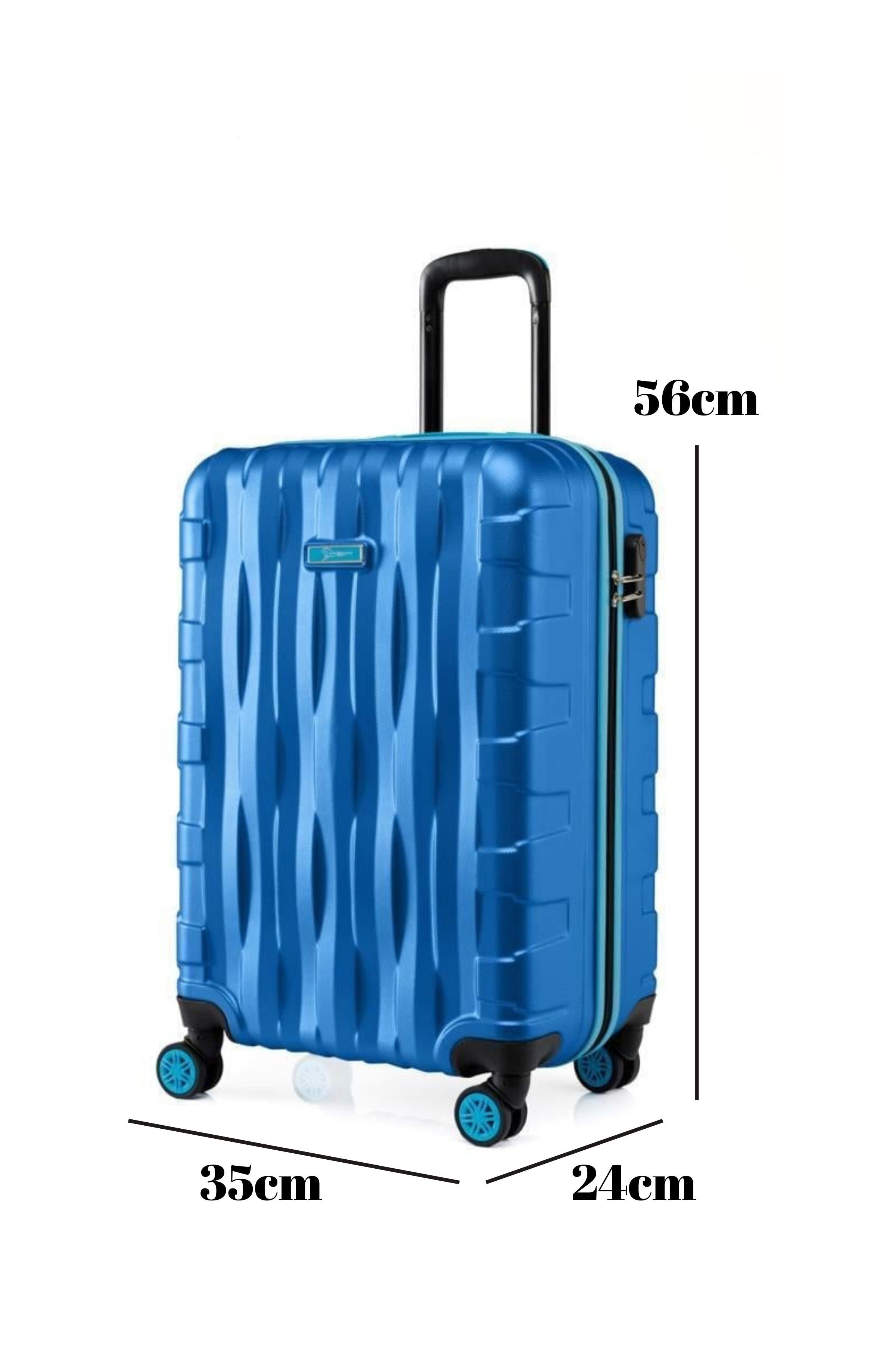 Kabin Boy Valiz 4x2 Teker Mavi 1167