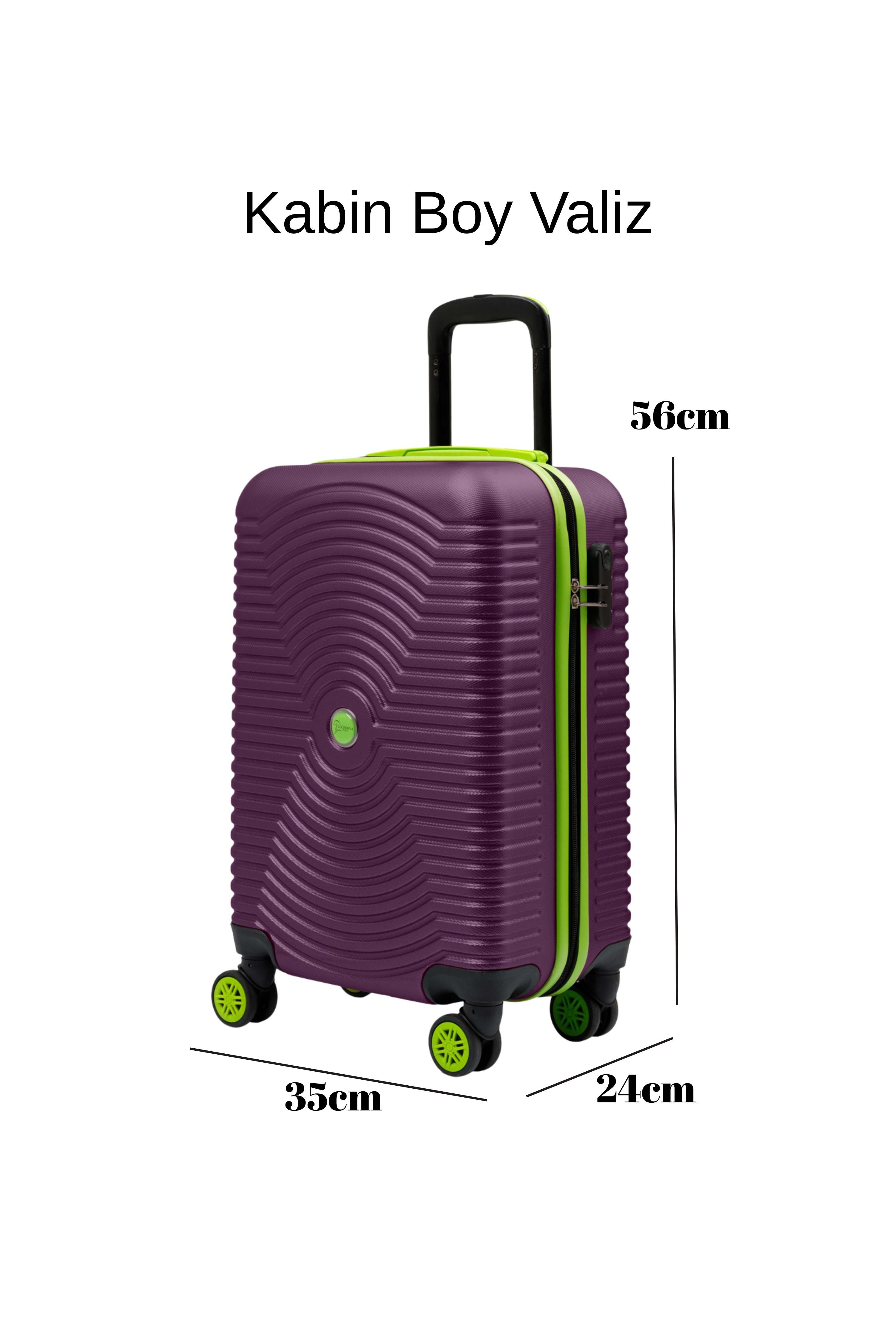 Kabin Boy Valiz 4x2 Teker Mor 1169