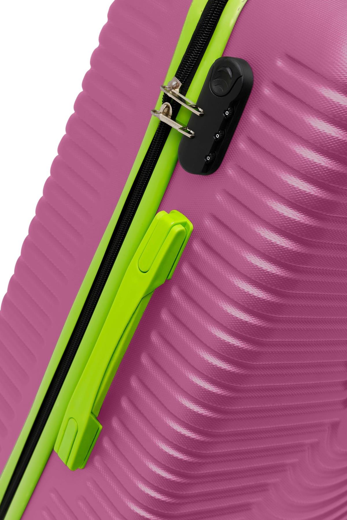 Kabin Boy Valiz 4x2 Teker Pembe 1169